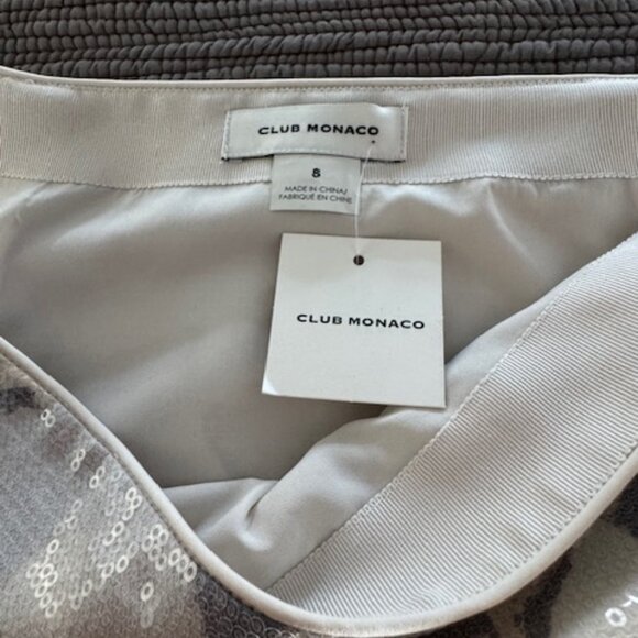 Club Monaco sequin-print mini skirt — Size 8, NEW with tags 🔖 - Picture 2 of 3